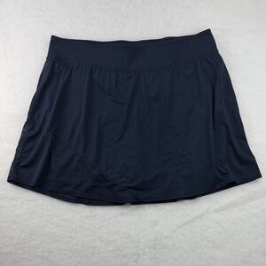 Livi Active Navy Athletic/Swim Skort with Mesh Panel